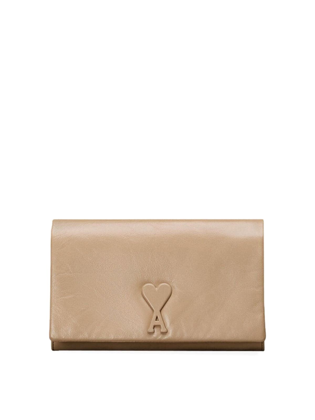 Shop Ami Alexandre Mattiussi Adc Mini Bag In Beige