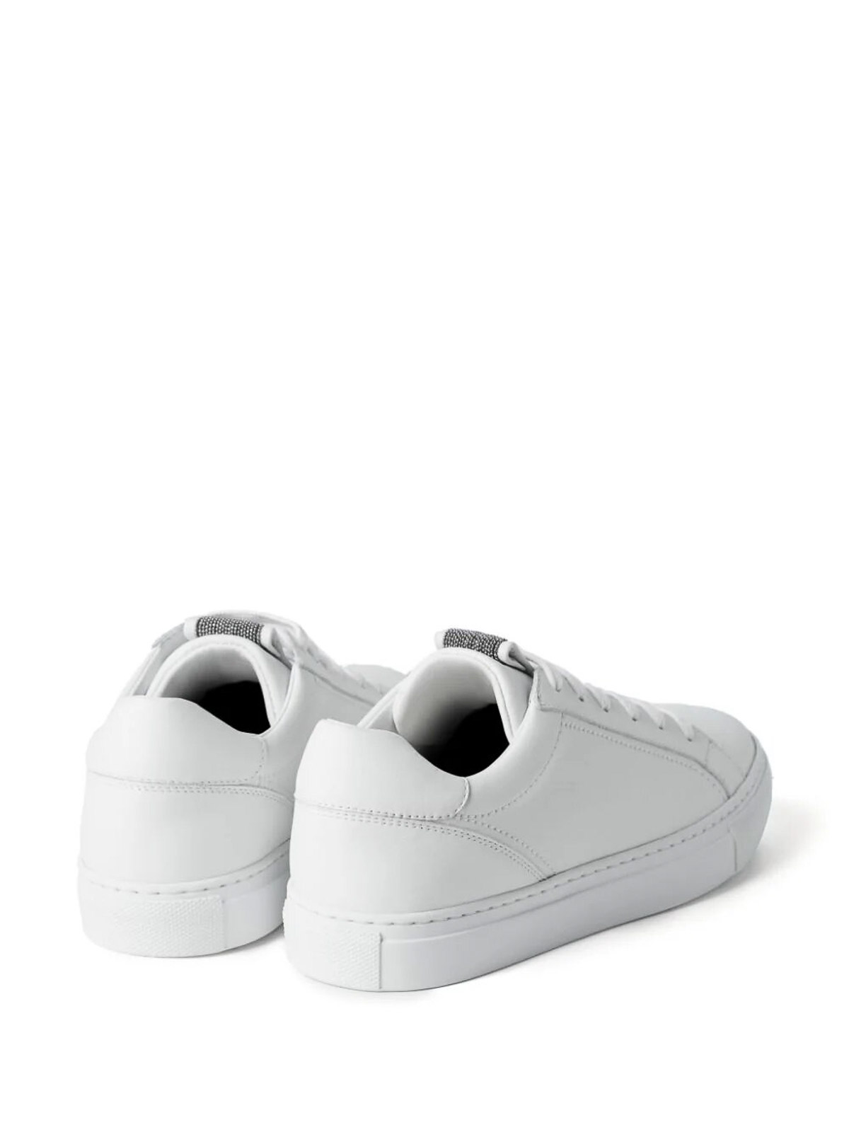 Shop Brunello Cucinelli Monili Sneakers In White