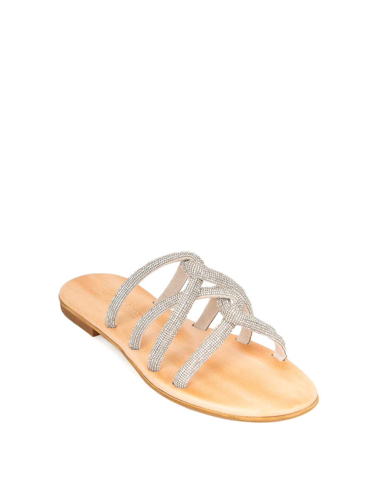 Shop Kima Taso Sandals In Silver