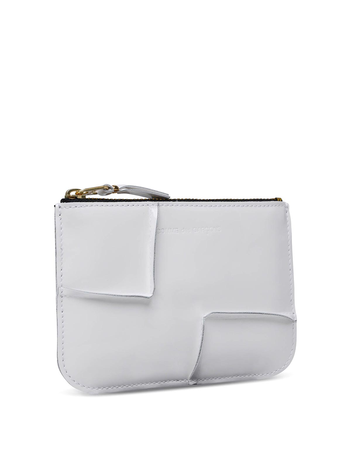 Shop Comme Des Garçons Medley White Leather Card Holder