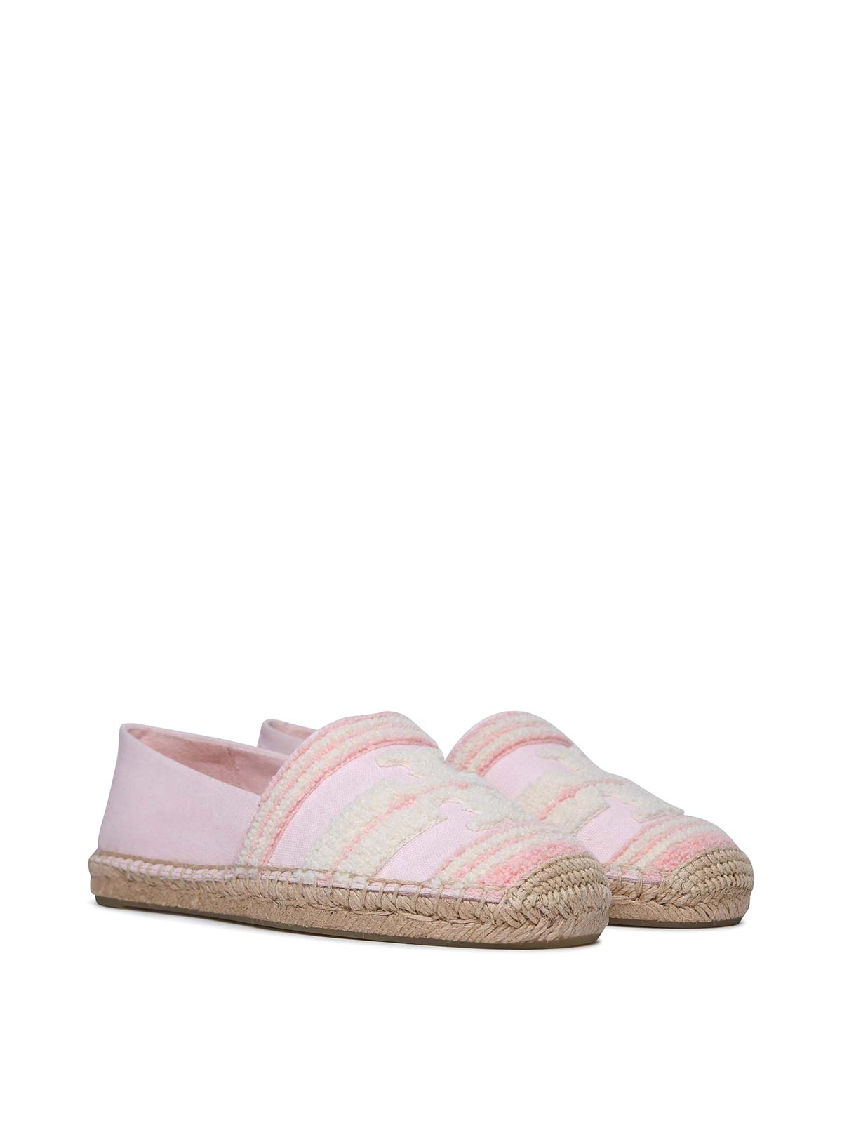 Shop Tory Burch Pink Coon Espadrilles In Nude & Neutrals
