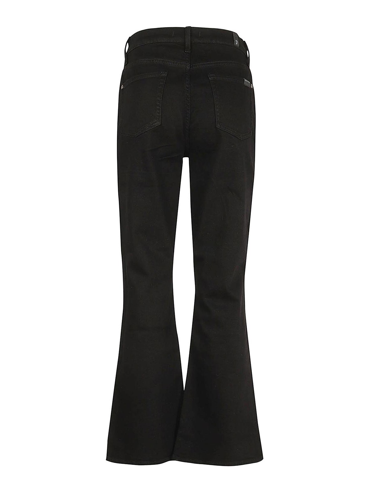 Shop 7 For All Mankind Bootcut Jeans In Black