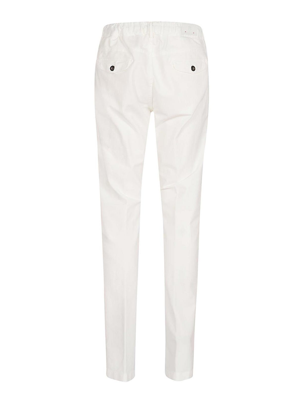 Shop Eleventy Pants In White