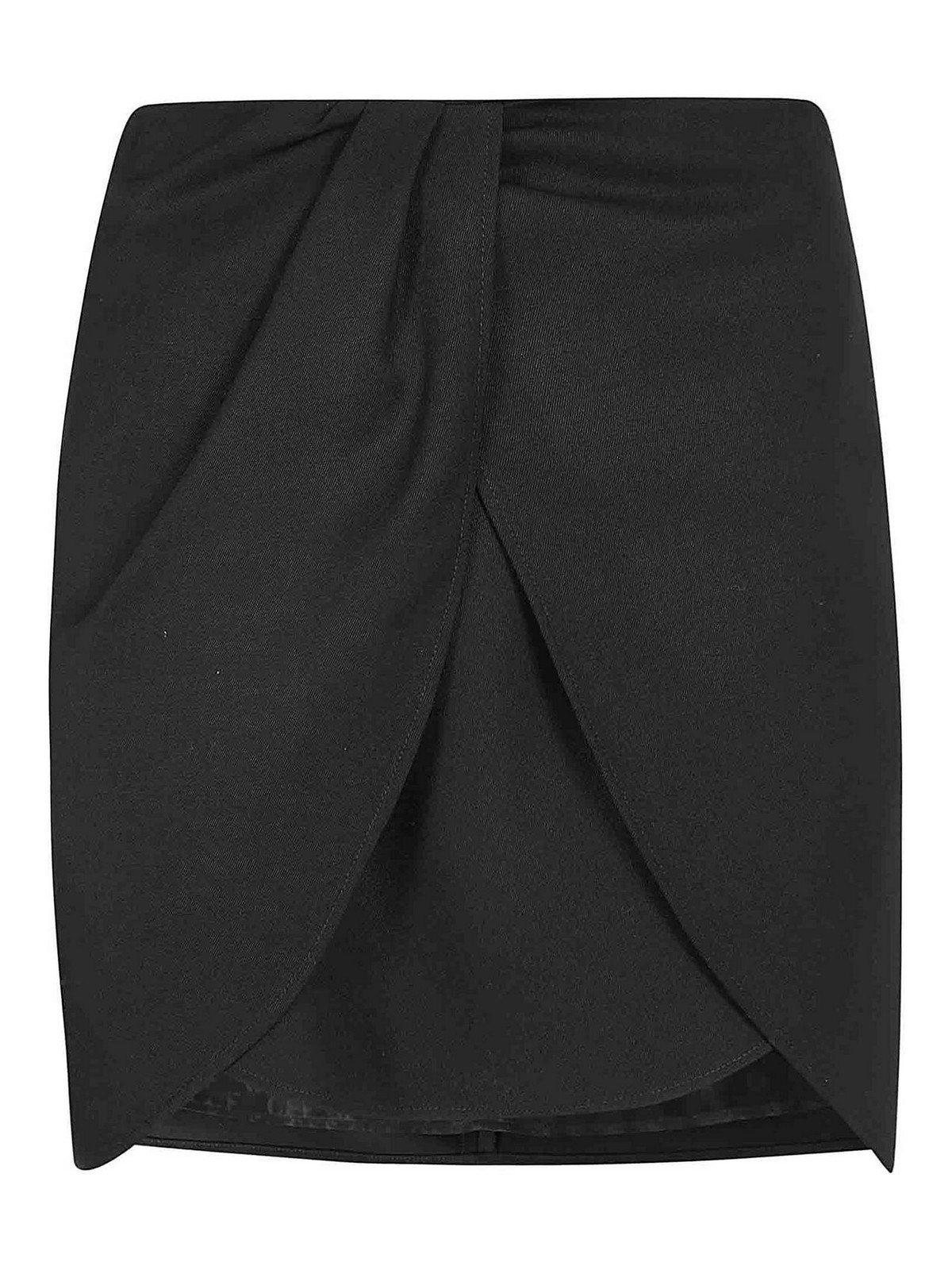 Off-white Midi Skirt In Black