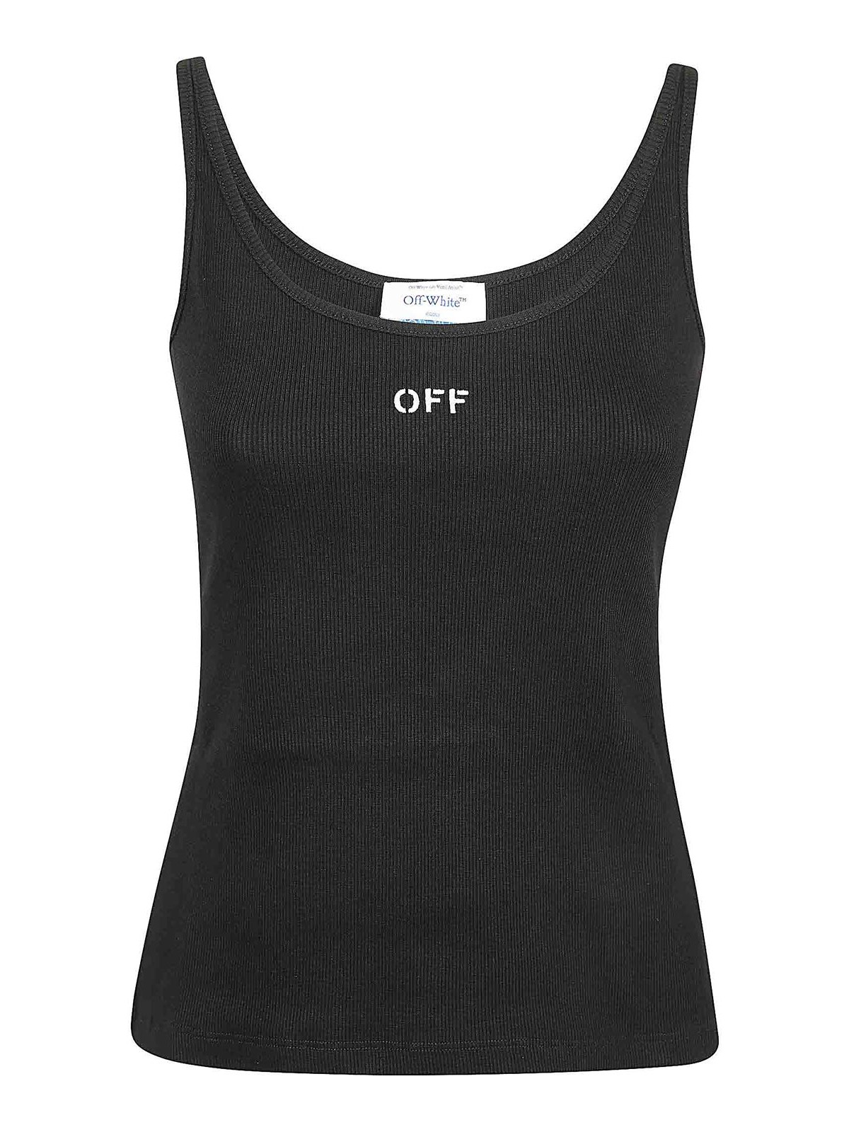 Shop Off-white Tank Top In Black
