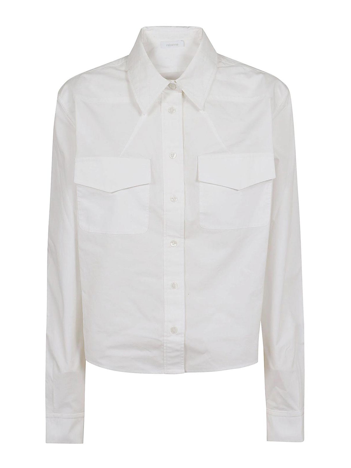 Shop Rabanne Top In White