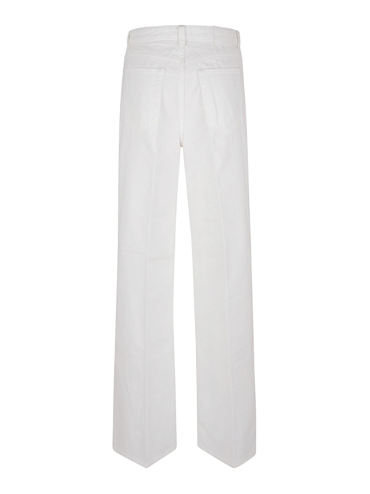 Shop Pinko Pozzillo Bull Trousers In Cream