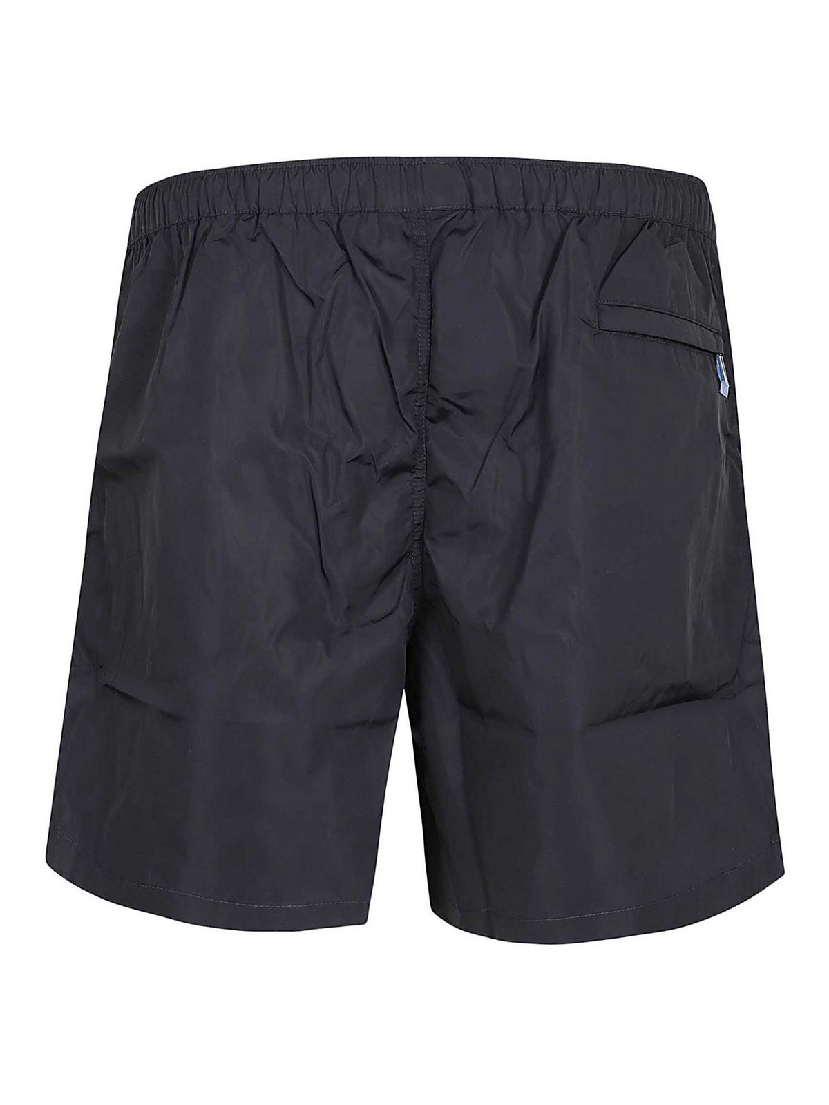 Shop Valentino Swimming Trunk In Dark Blue