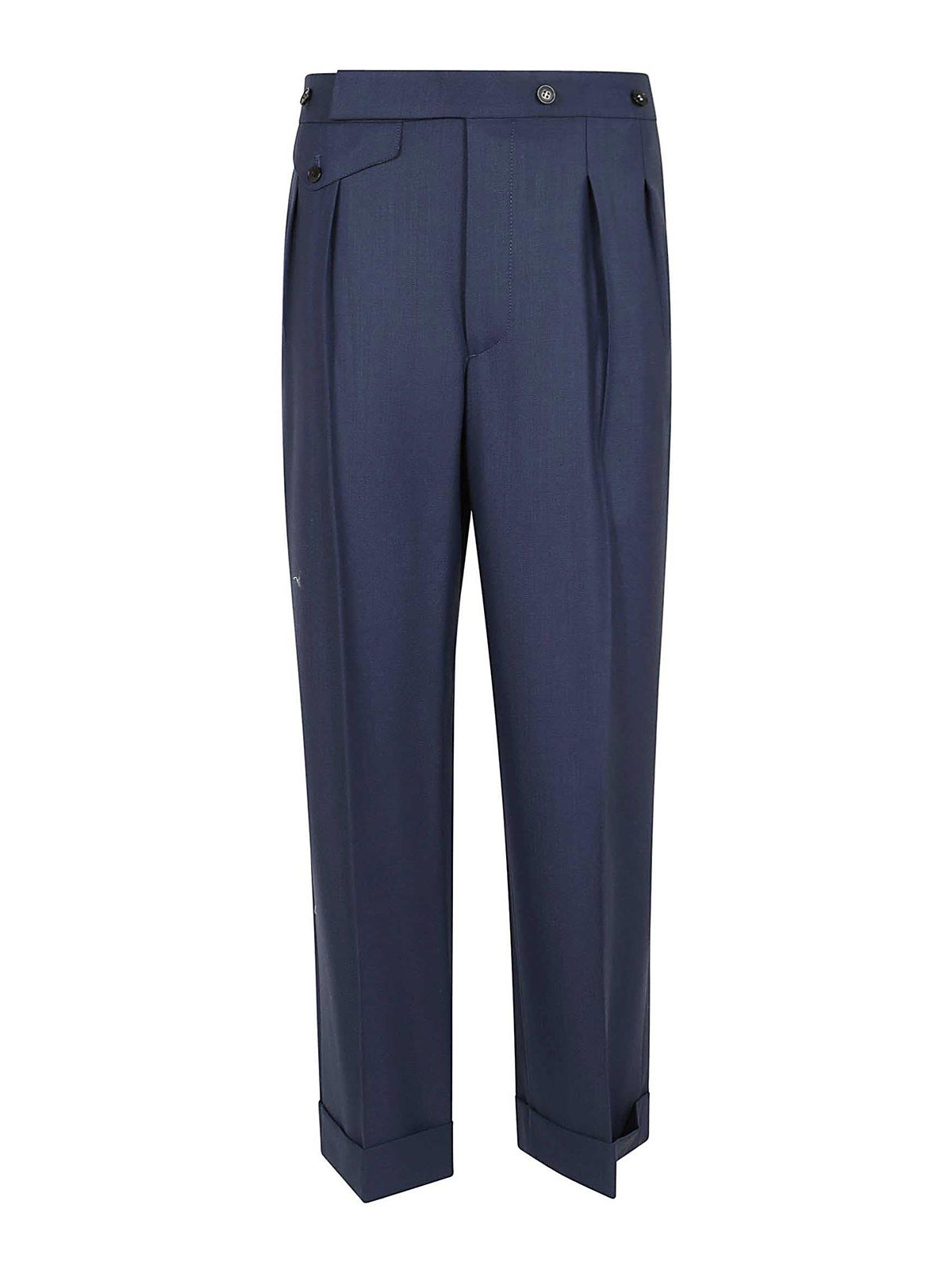 Victoria Beckham Casual Trousers In Burgundy