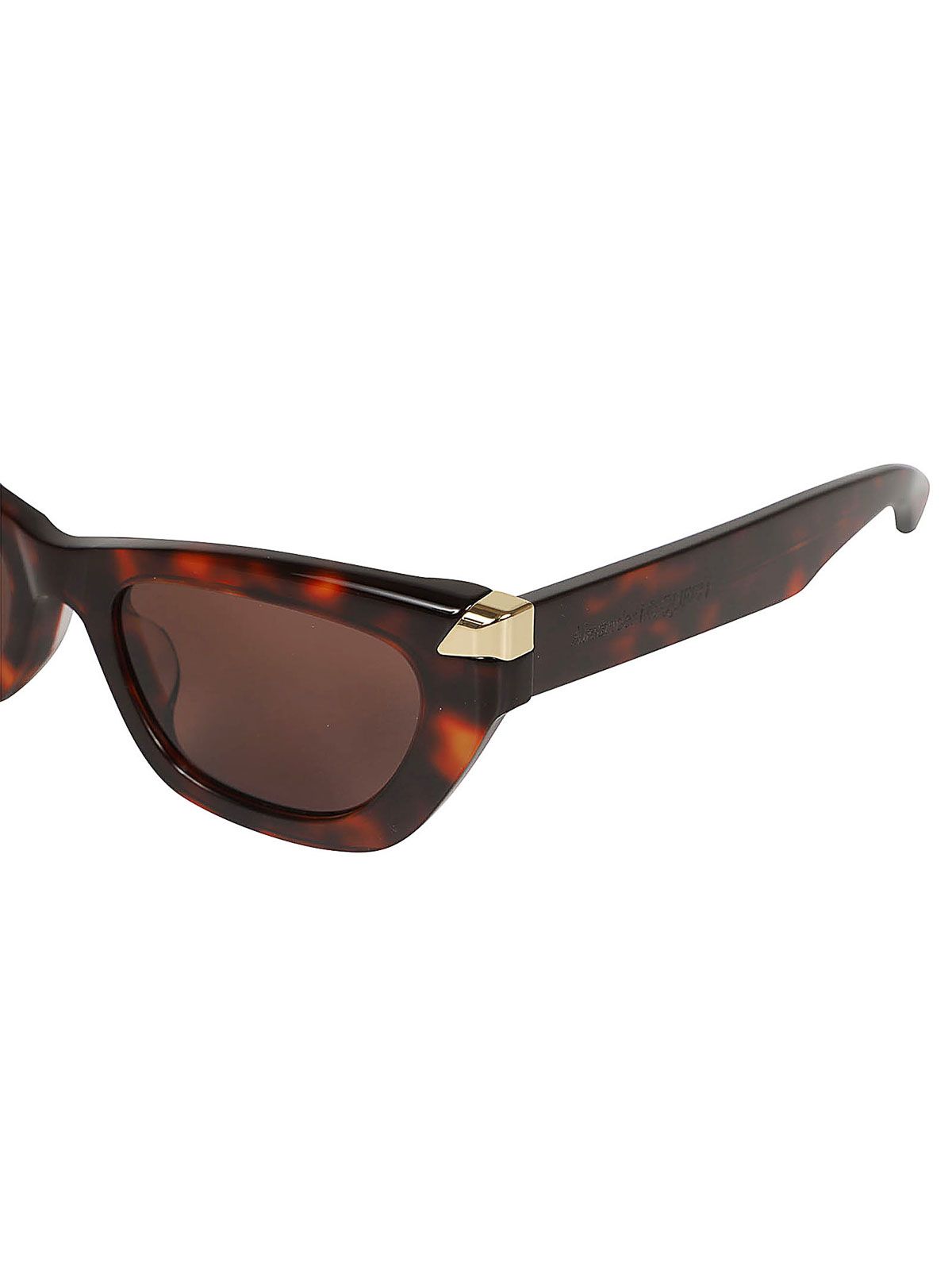 Shop Alexander Mcqueen Glass In Brown