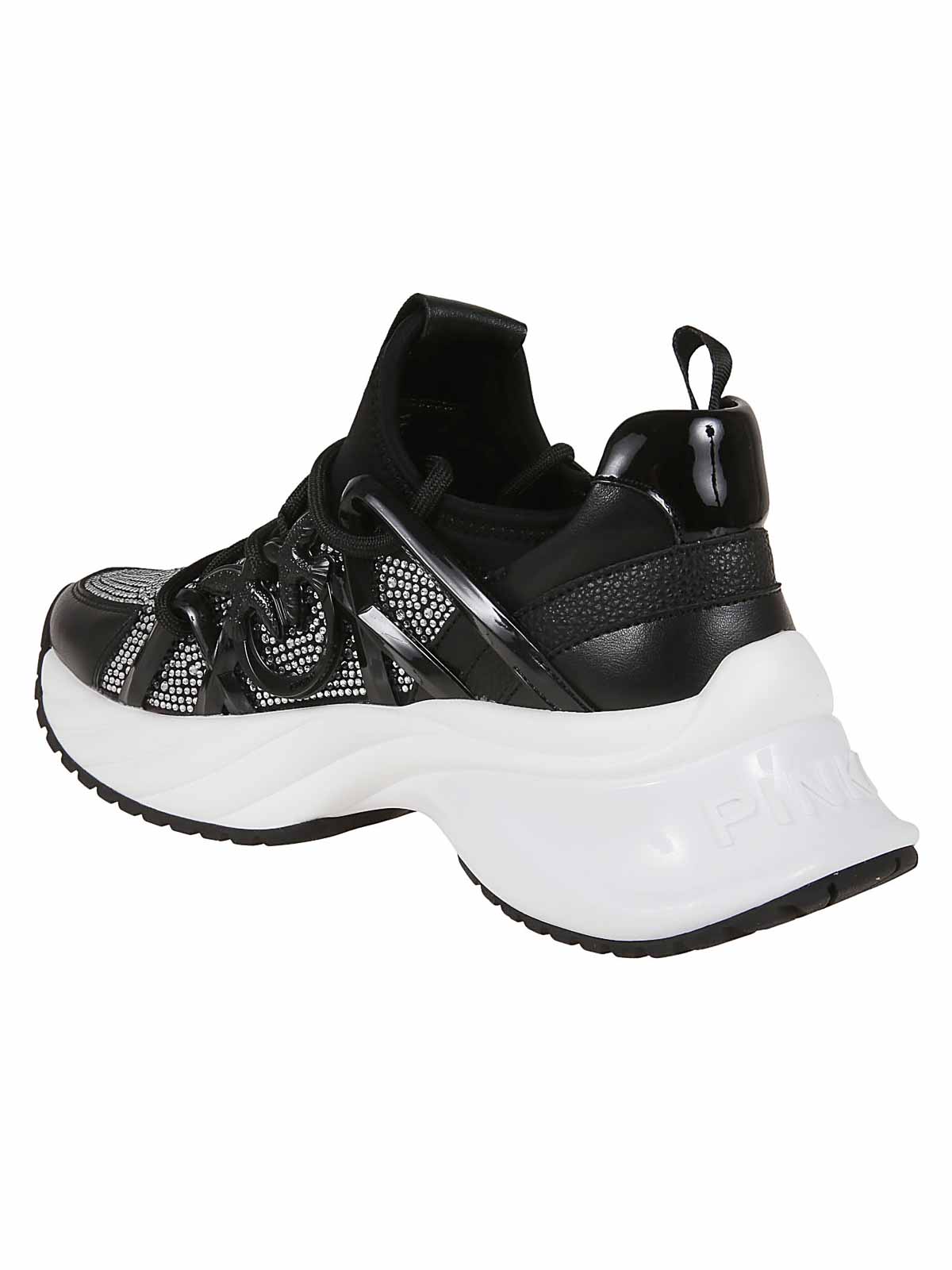 Shop Pinko Ariel 01 Sneakers In Black