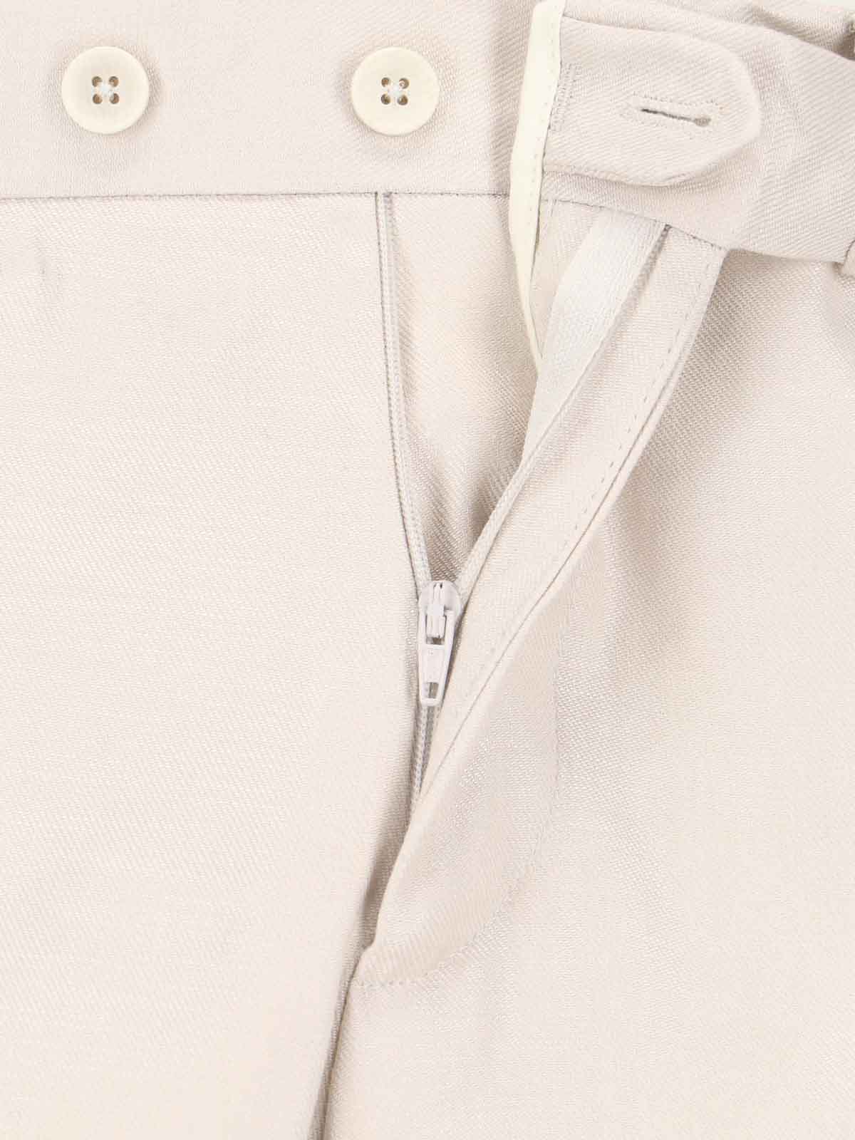 Shop Lardini Double-breasted Suit In White