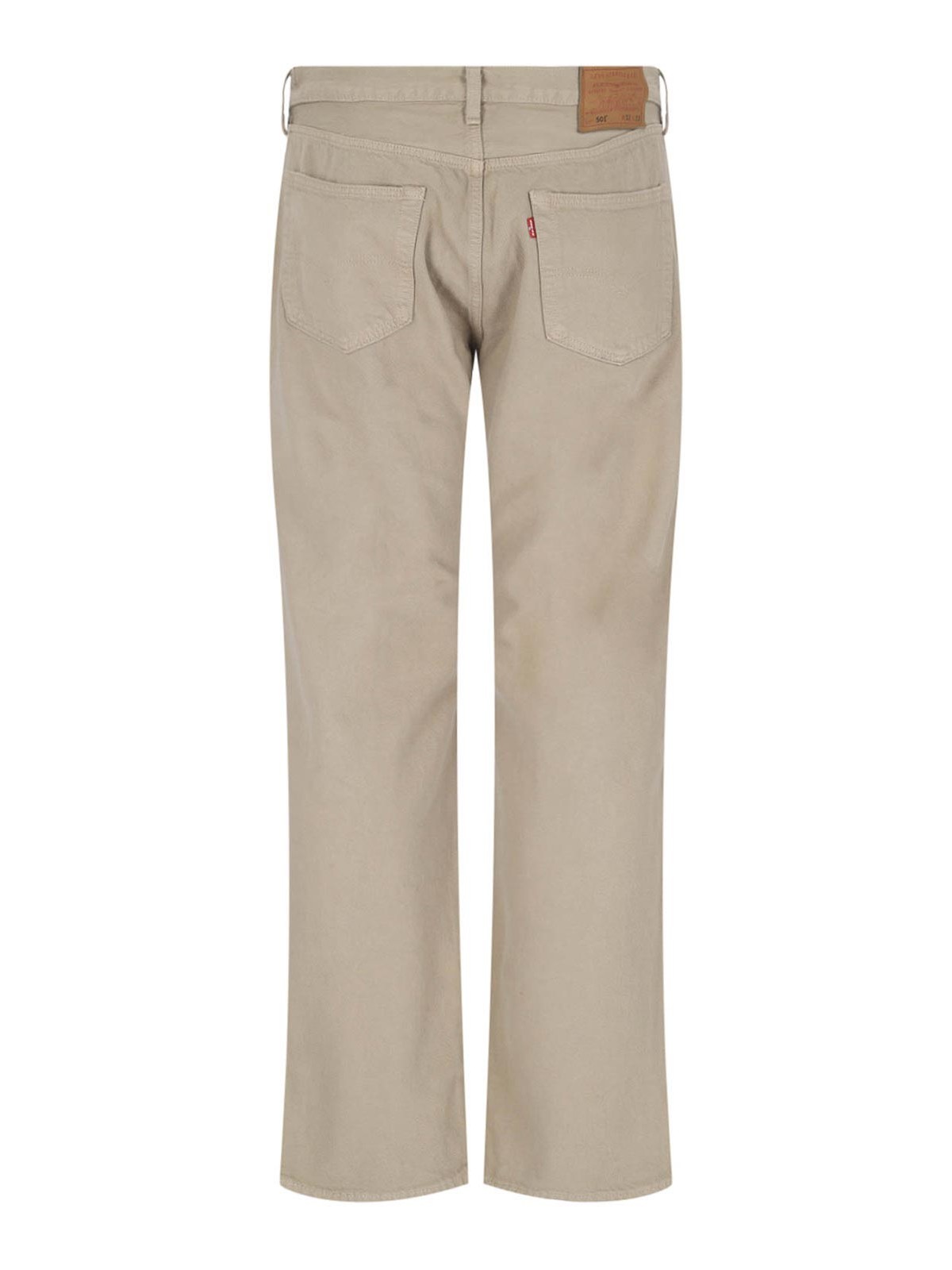 Shop Levi's Straight Leg Jeans In Beige