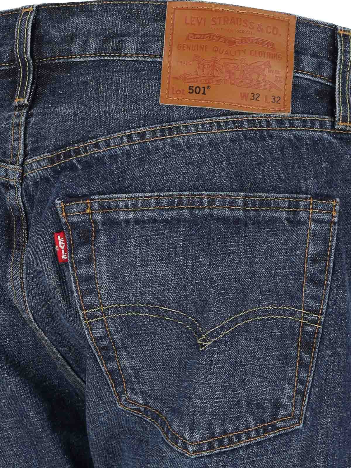 Shop Levi's Straight Leg Jeans In Blue