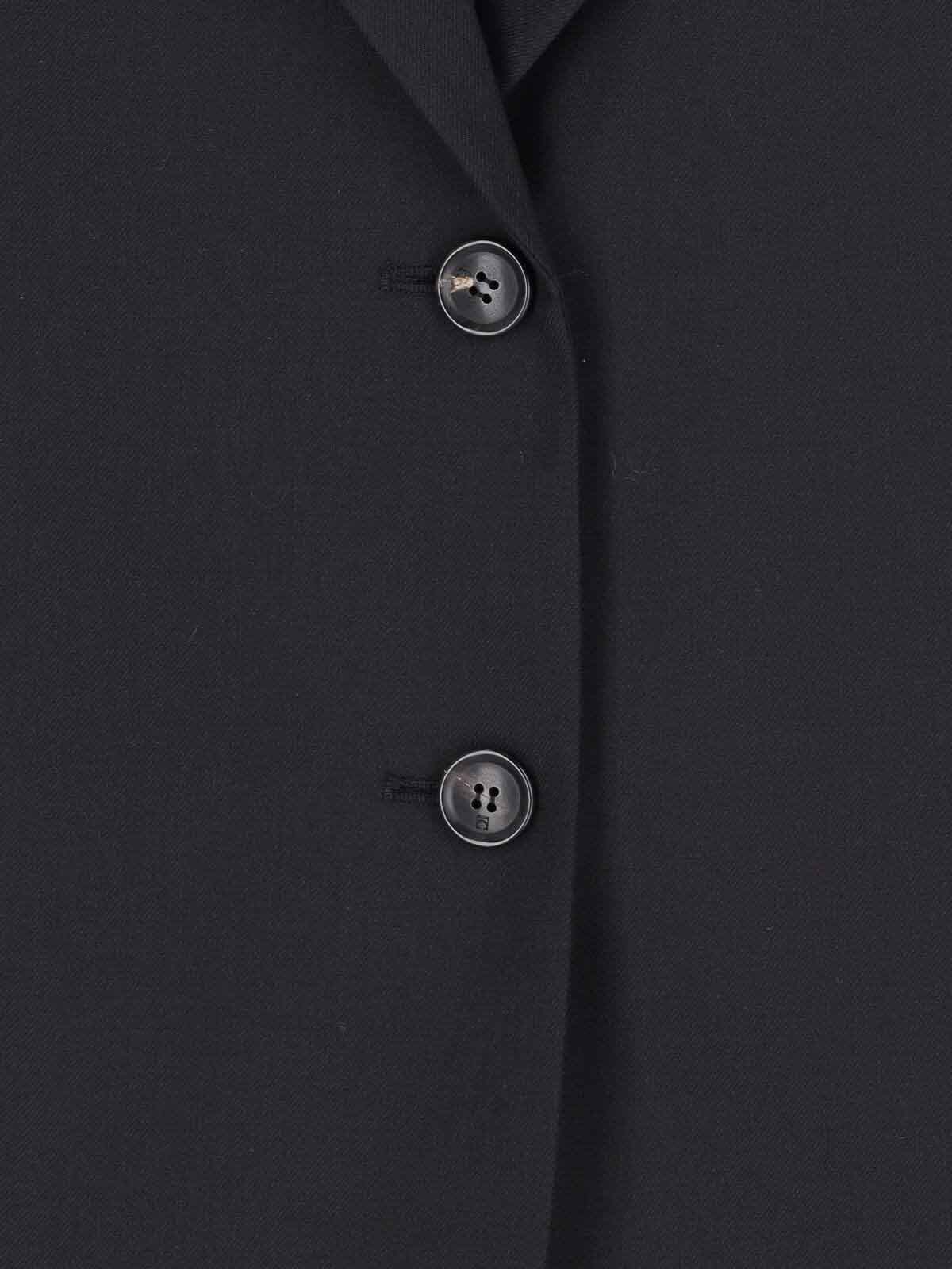 Shop Low Classic Single-breasted Blazer In Black