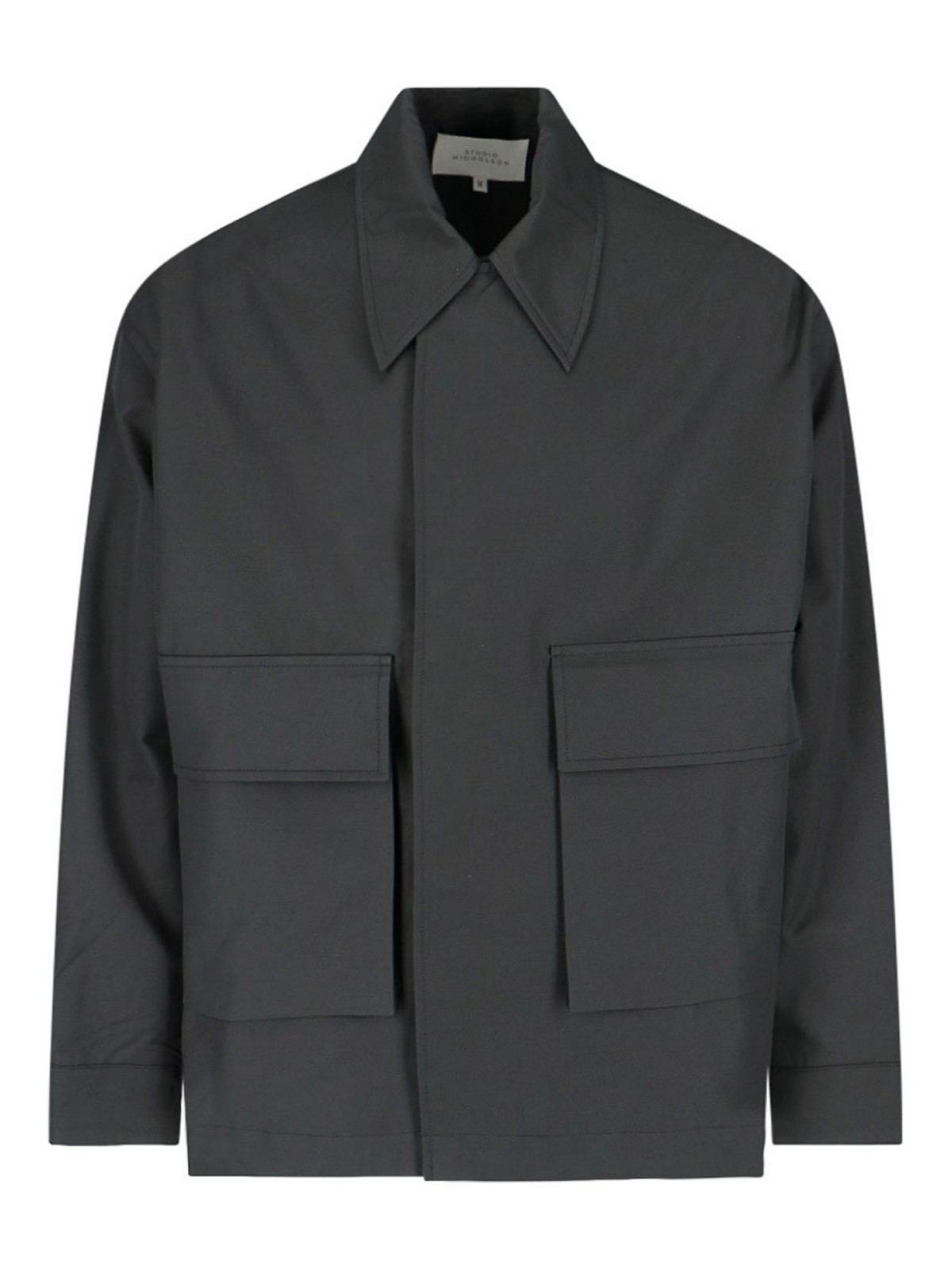 Shop Studio Nicholson Dark Green Jacket