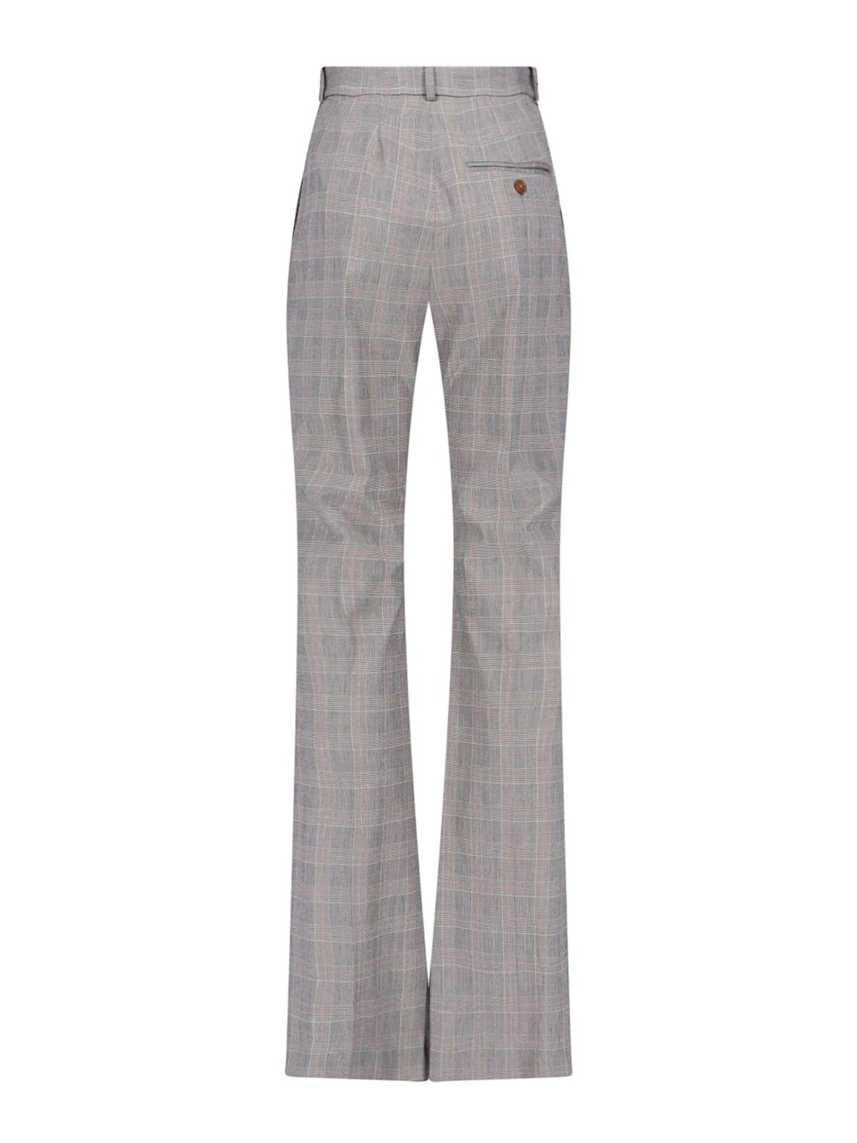 Shop Vivienne Westwood Bootcut Trousers In Grey