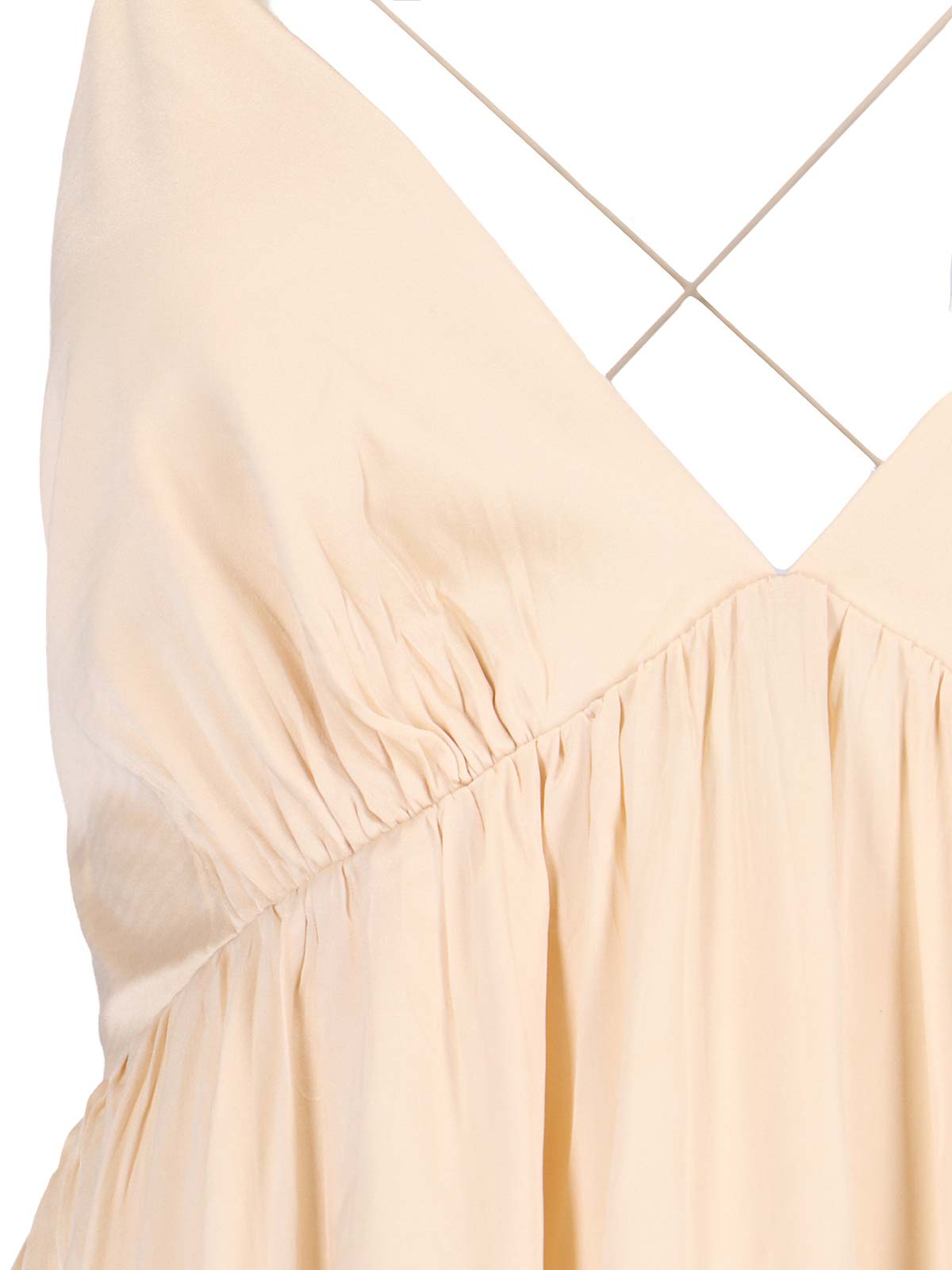 Shop Zimmermann Crisscross Maxi Dress In Nude & Neutrals