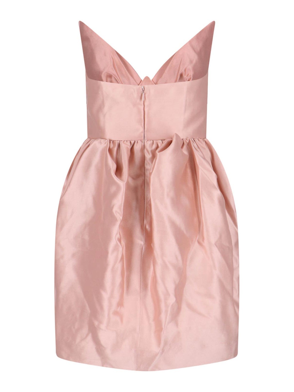 Shop Zimmermann Mini Balloon Dress In Nude & Neutrals