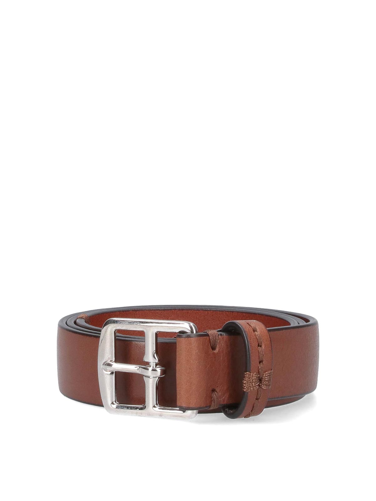 Shop J & M Davidson Leather Belt In Brown