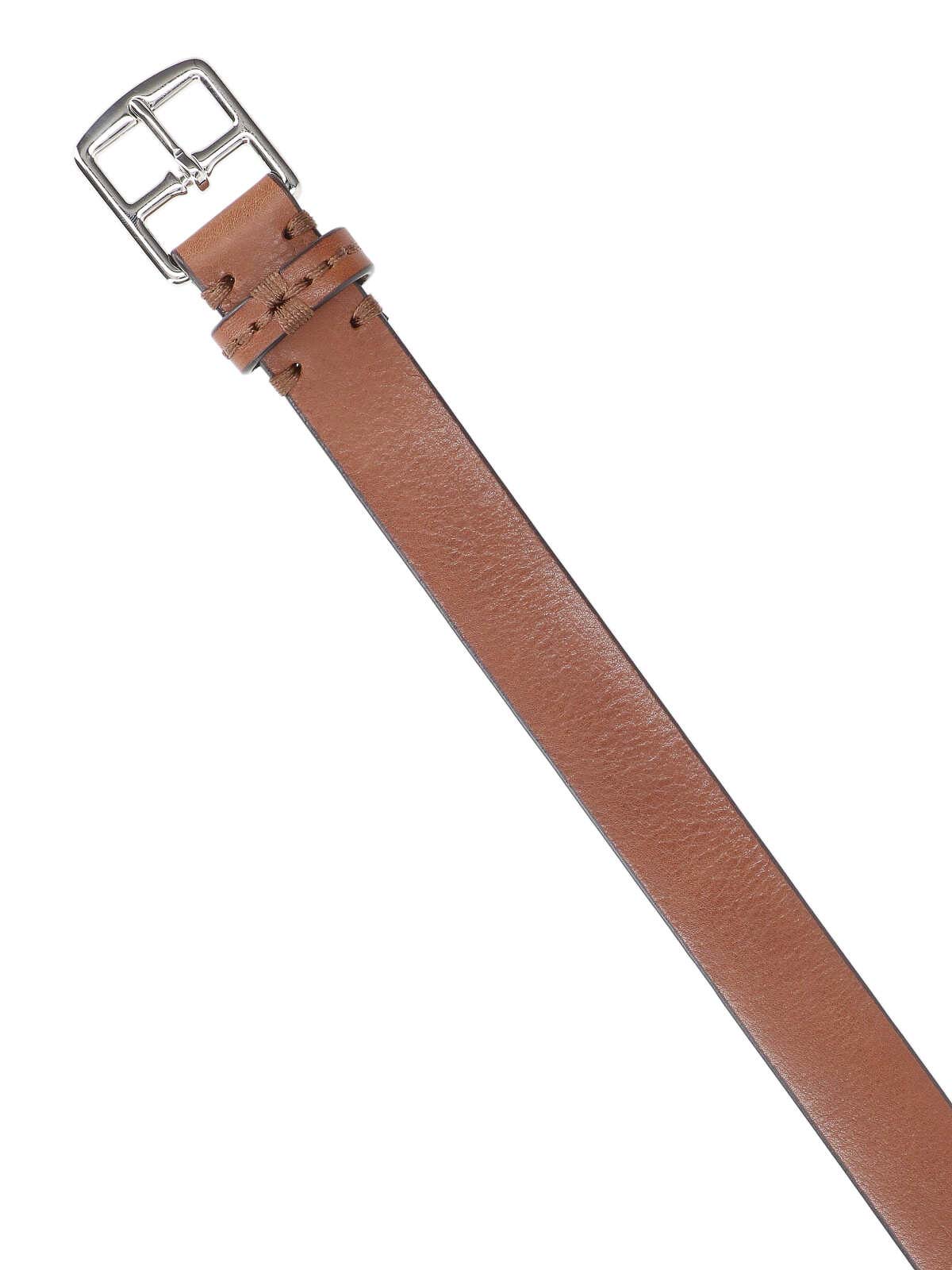 Shop J & M Davidson Leather Belt In Brown