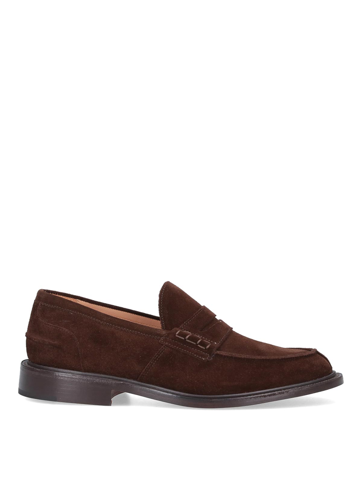 Shop Tricker's Leather Loafers In Brown