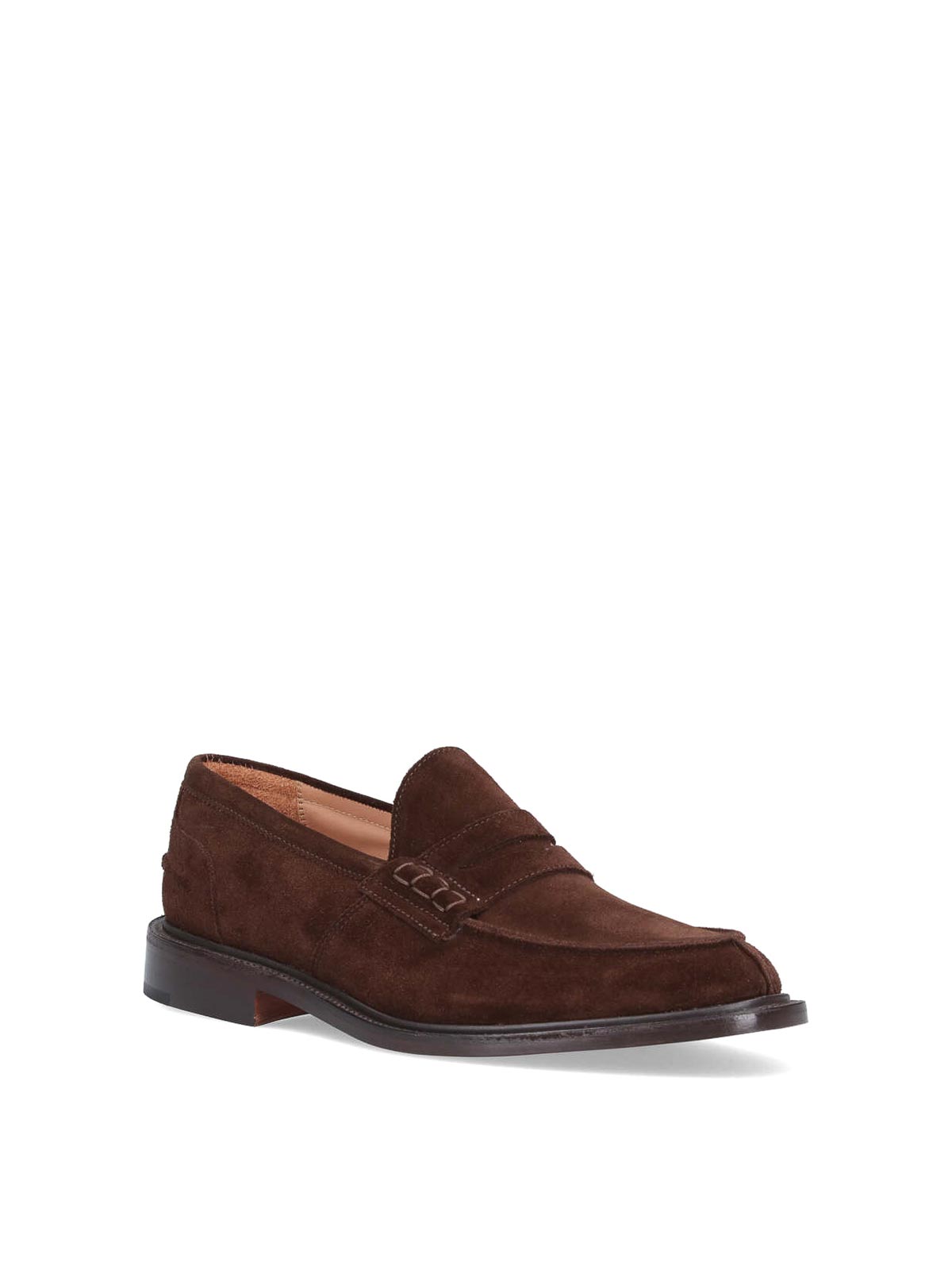 Shop Tricker's Leather Loafers In Brown