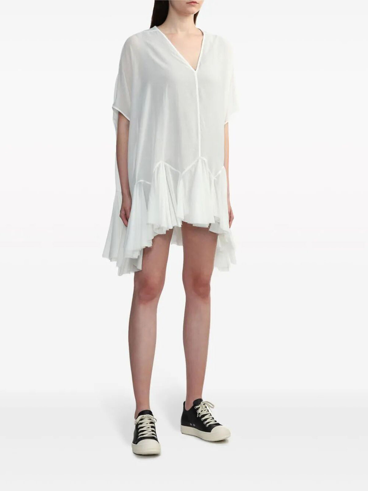 Rick Owens White mini dress - White - Women | RP01D2572MILK