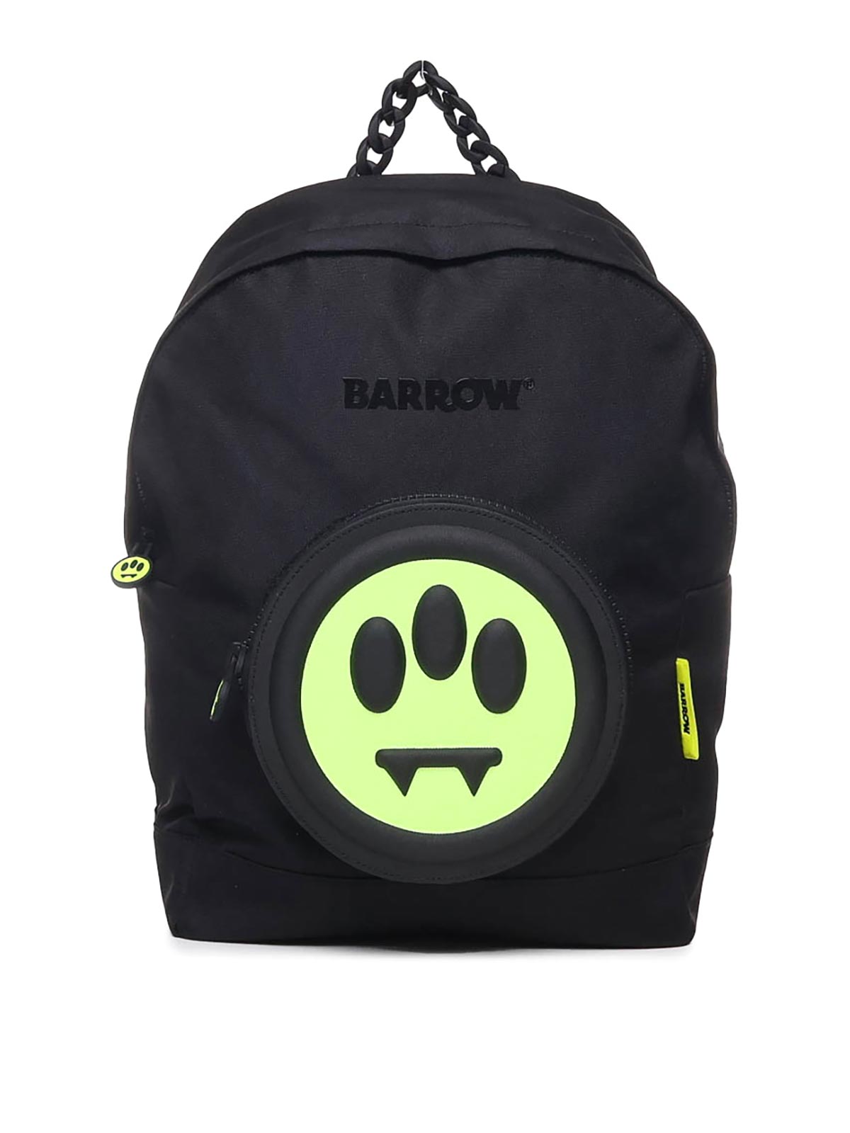 Barrow 3d Smile Canvas Backpack In Black