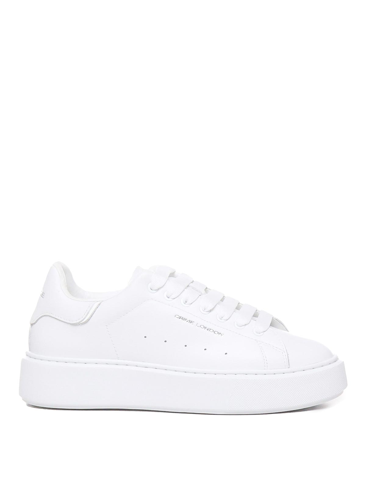 Crime London Elevate Sneakers In White