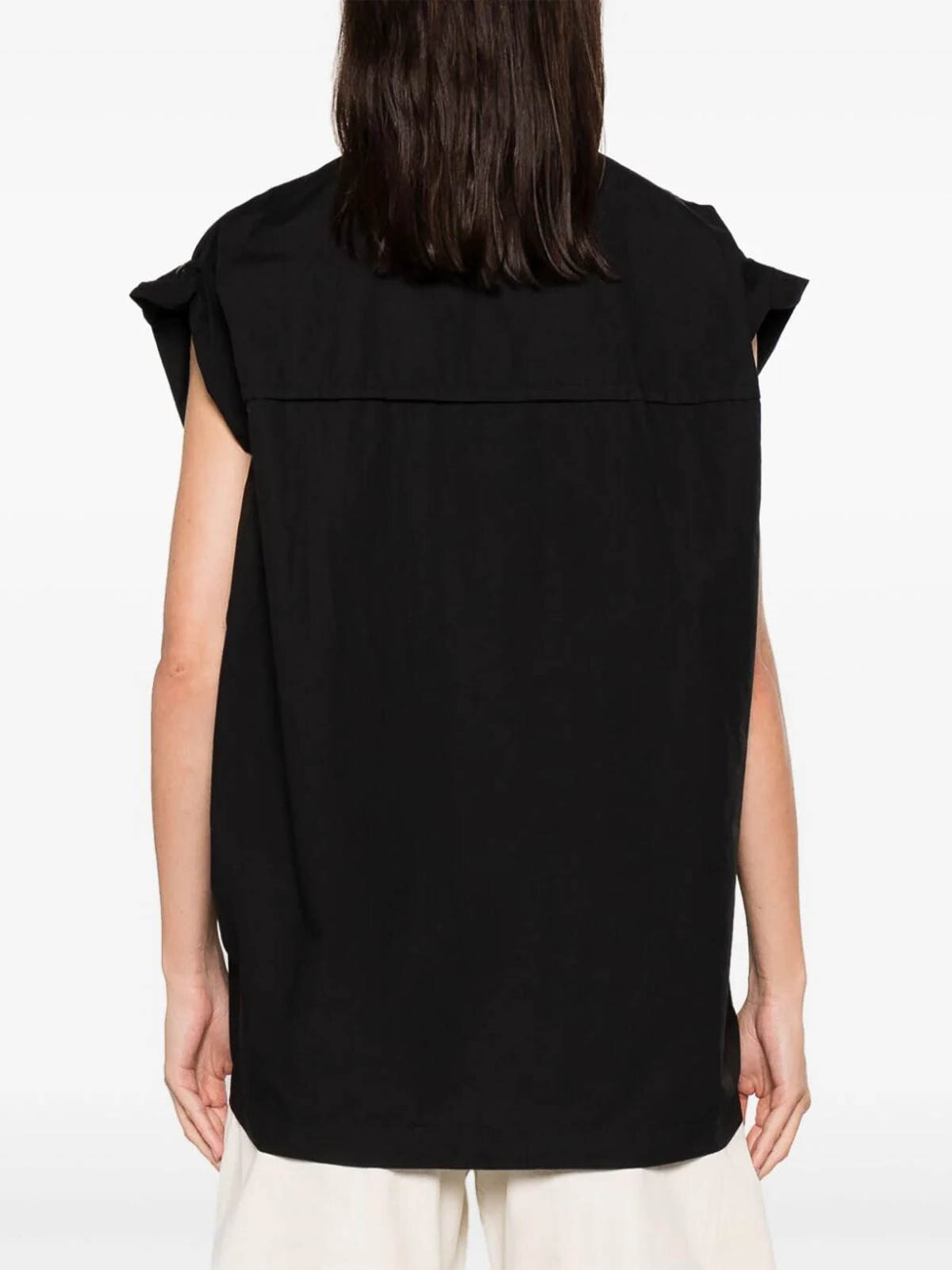 Shop Lemaire Sleeveless Top In Black