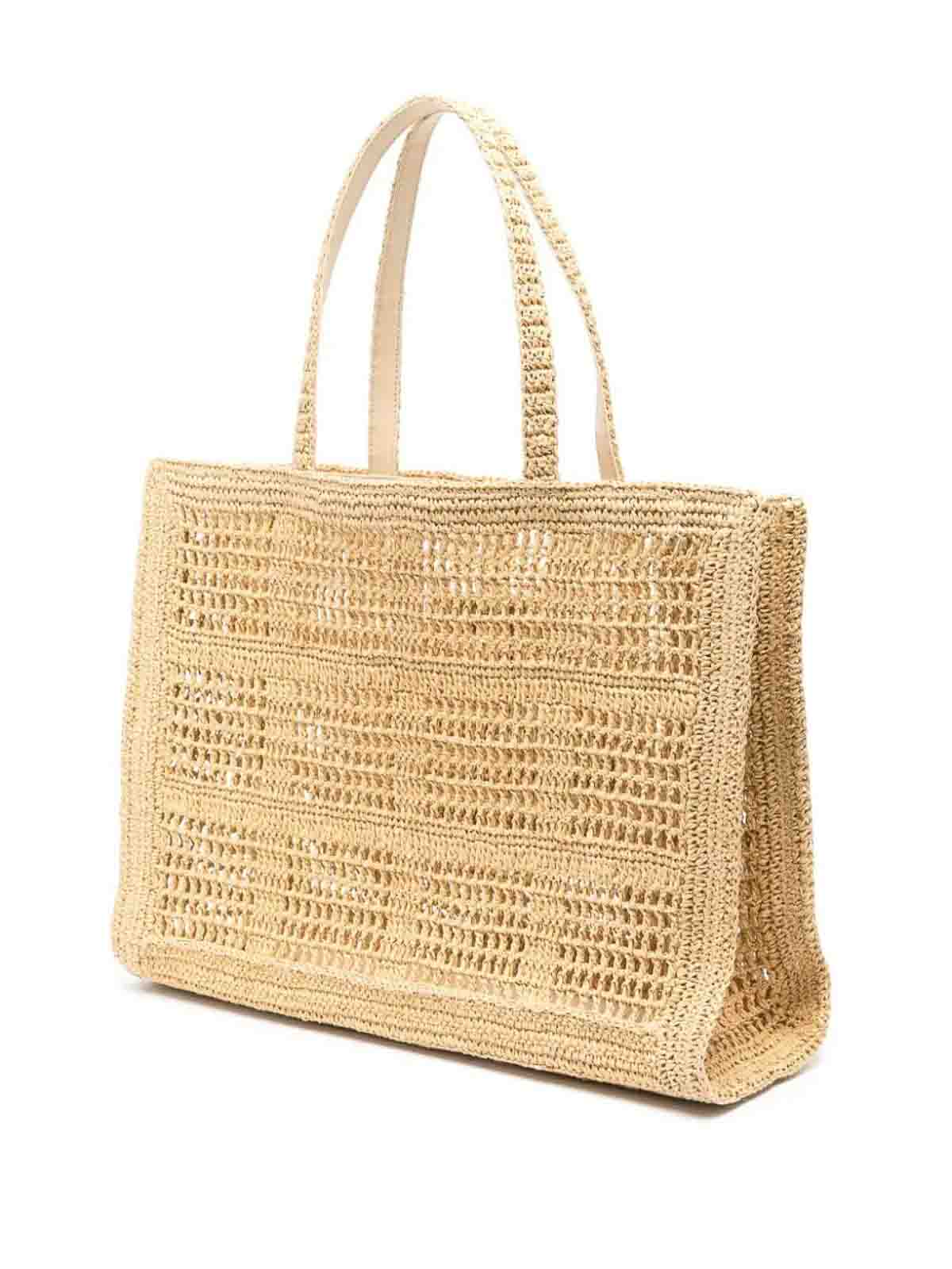 トートバッグ Tory Burch ELLA HAND-CROCHETED LARGE TOTE (151277 254 254) Large Ella Hand-Crocheted Tote: Women's Designer Tote Bags