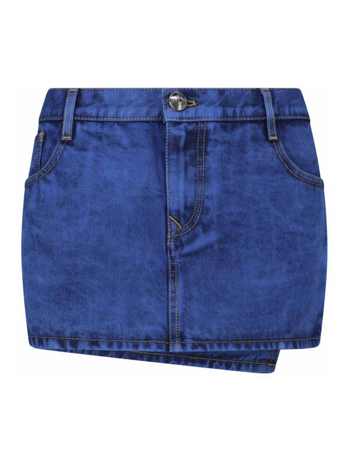 Vivienne Westwood Mini Skirt In Blue