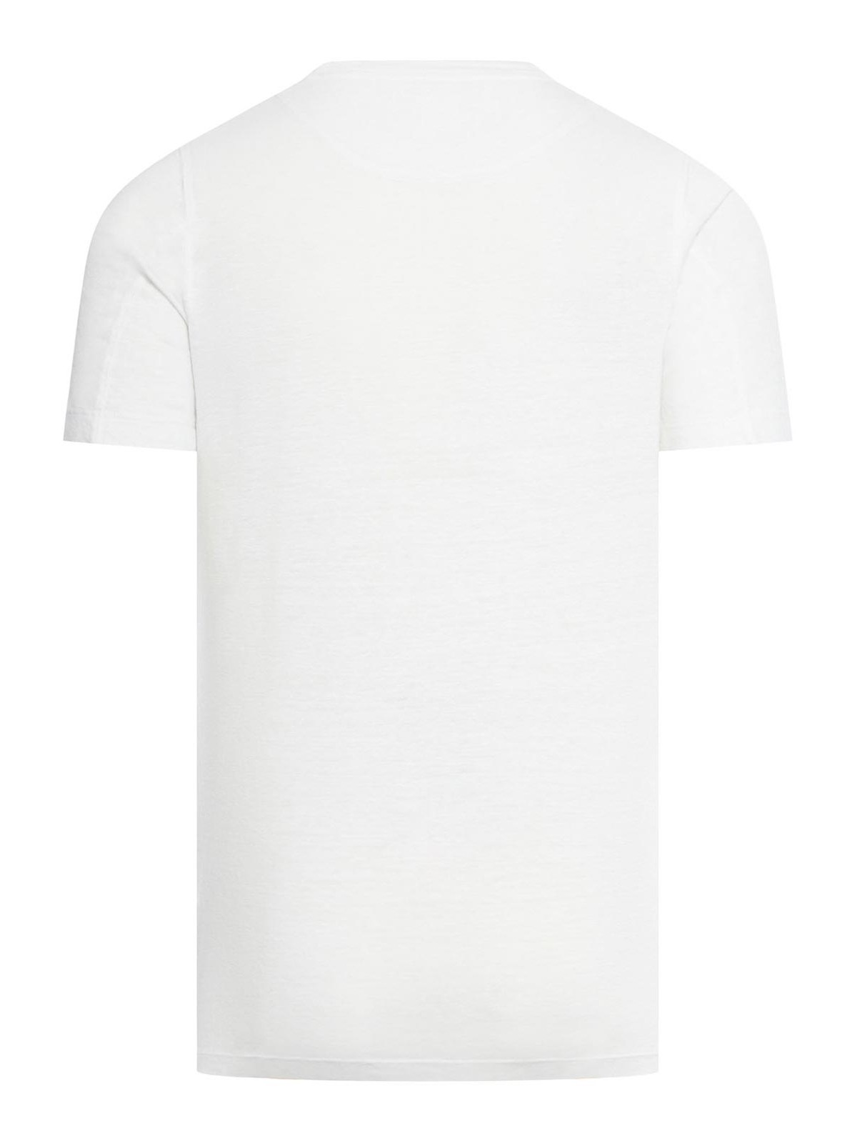Tシャツ・カットソー 120% LINO Men T-shirt White 31ALIM7186000G24031ALIM S0050R 120% Lino Outlet: T-shirt men - White | 120% Lino t-shirt
