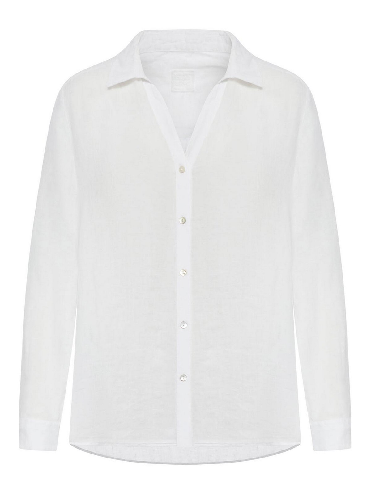 Shop 120% Lino Shirt In White
