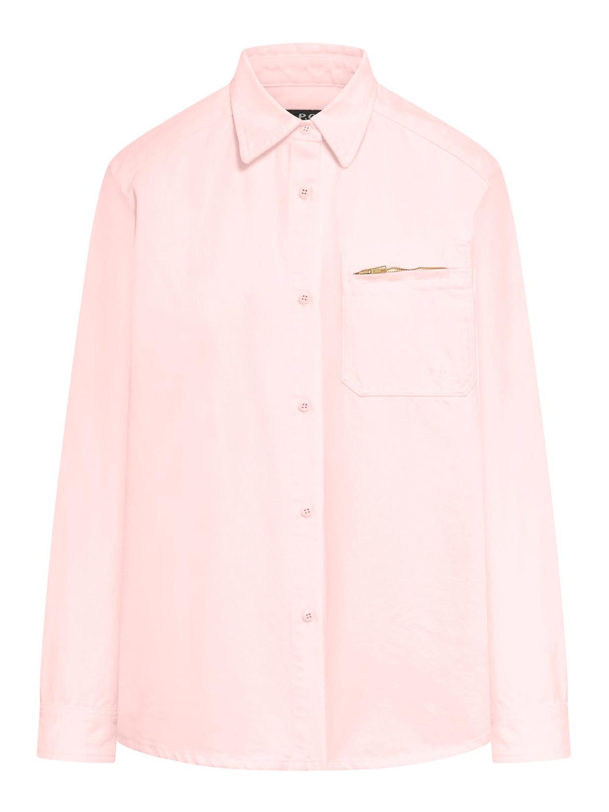 Shop Apc Tina Shirt In Light Pink