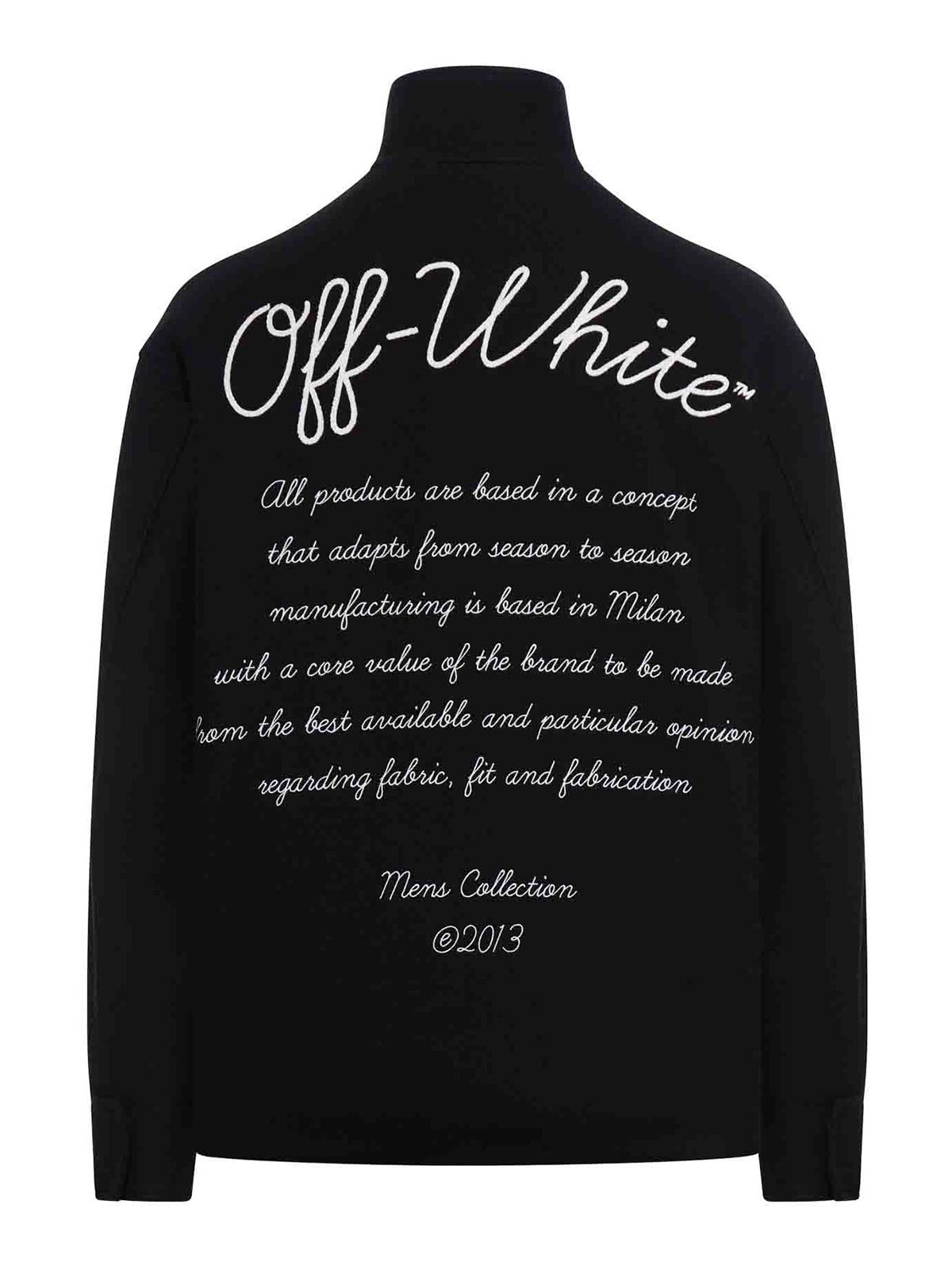 Shop Off-white Varsity Field Jacket In Black