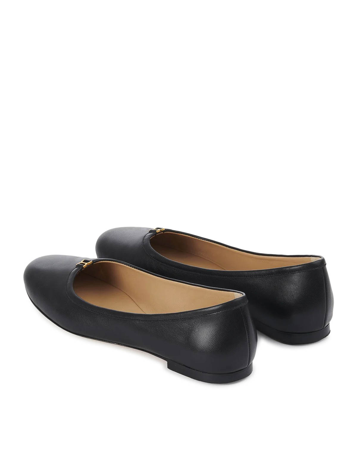 Shop Chloé Marcie Flat Shoes In Black
