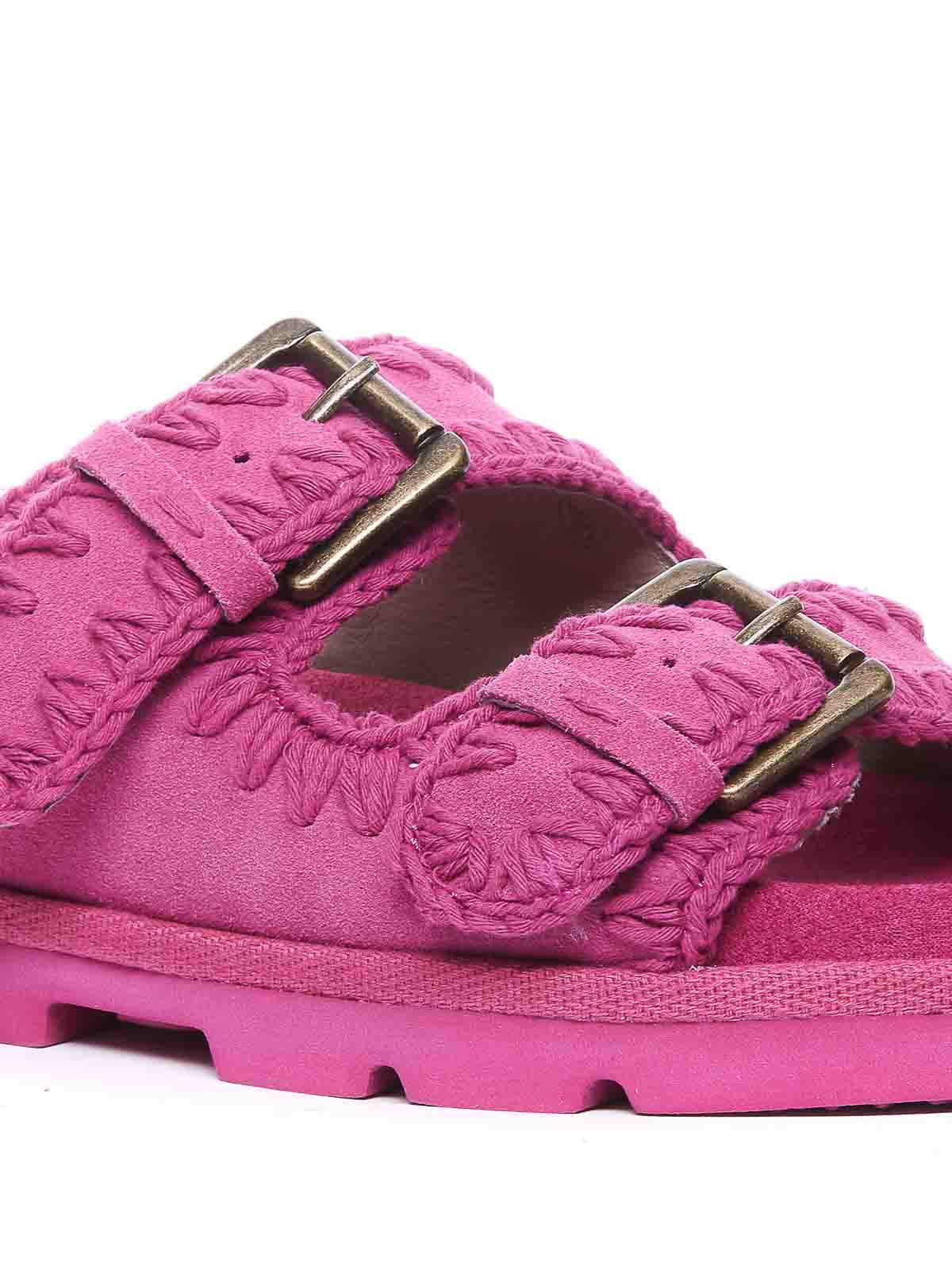 Shop Mou Low Bio Sandals In Multicolour