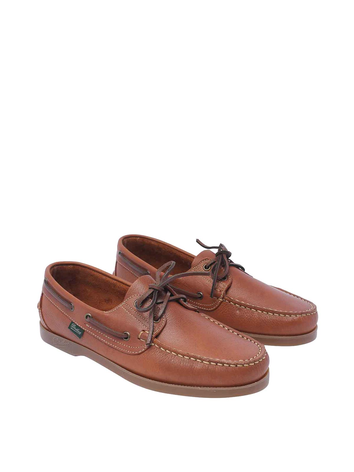 Shop Paraboot Brown Barth Loafers