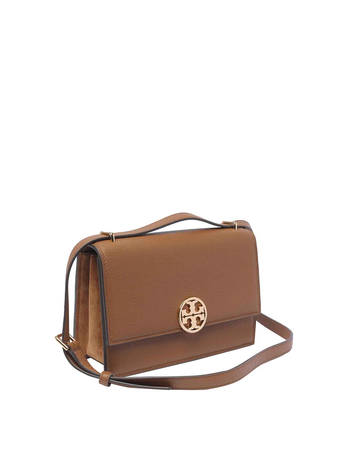 Shop Tory Burch Miller Shoulder Bag In Marrón