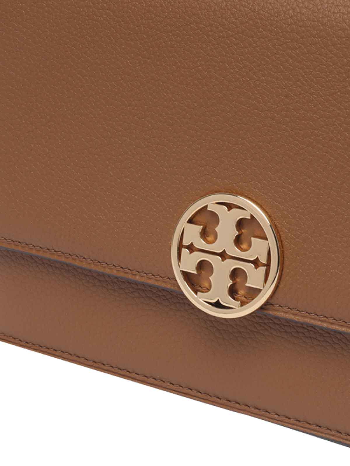 Shop Tory Burch Miller Shoulder Bag In Marrón