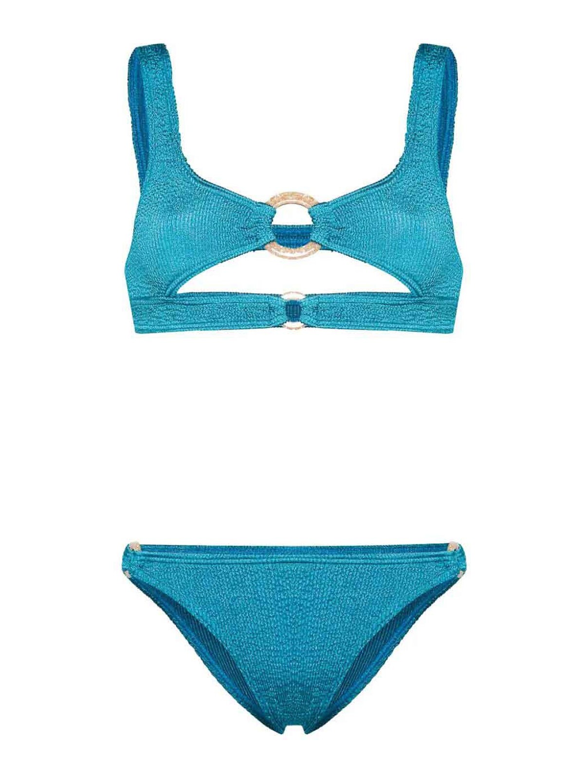 Bondeye Ring Bikini Set In Blue