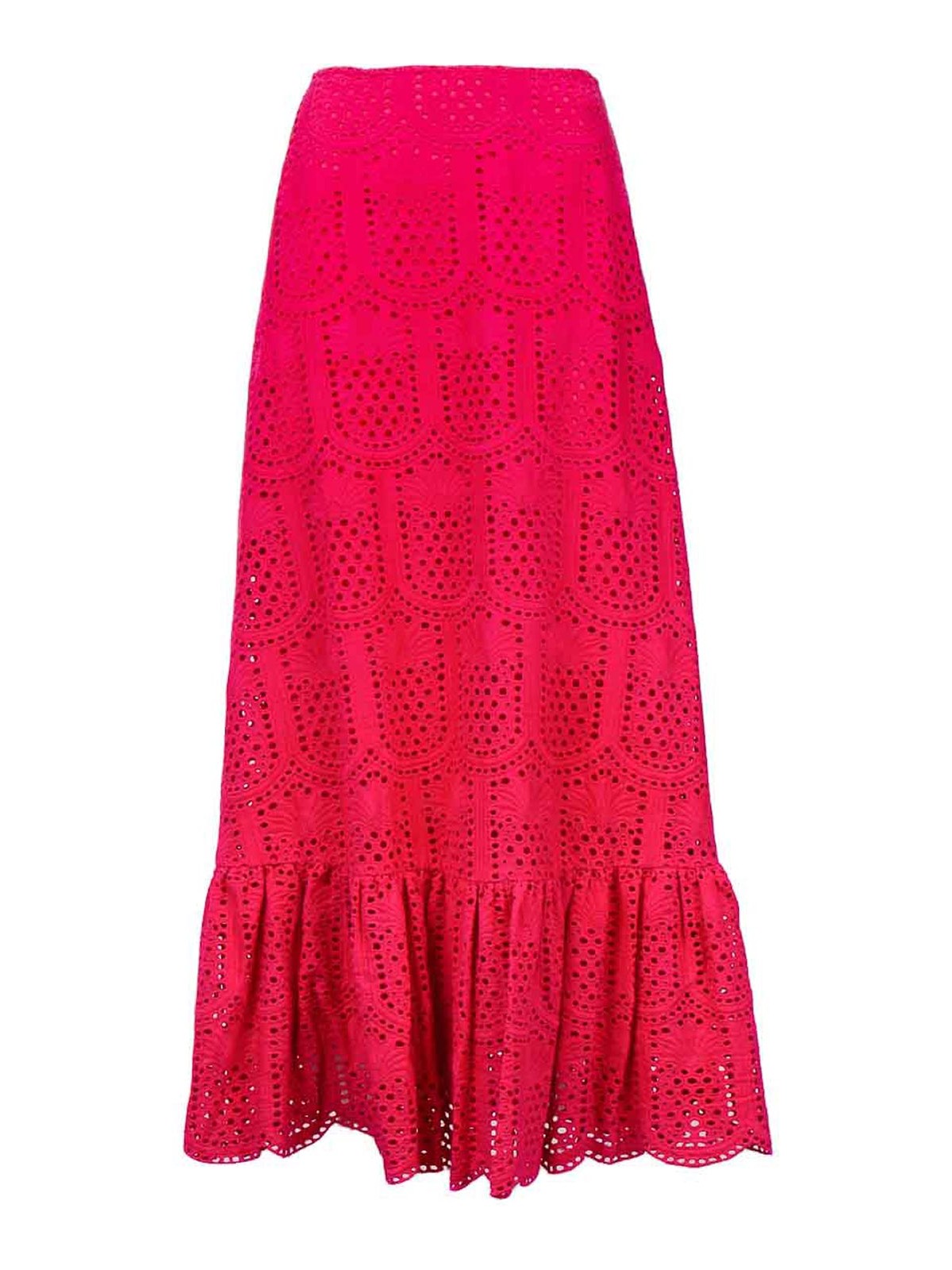 Shop Sundress Crochet Skirt In Multicolour