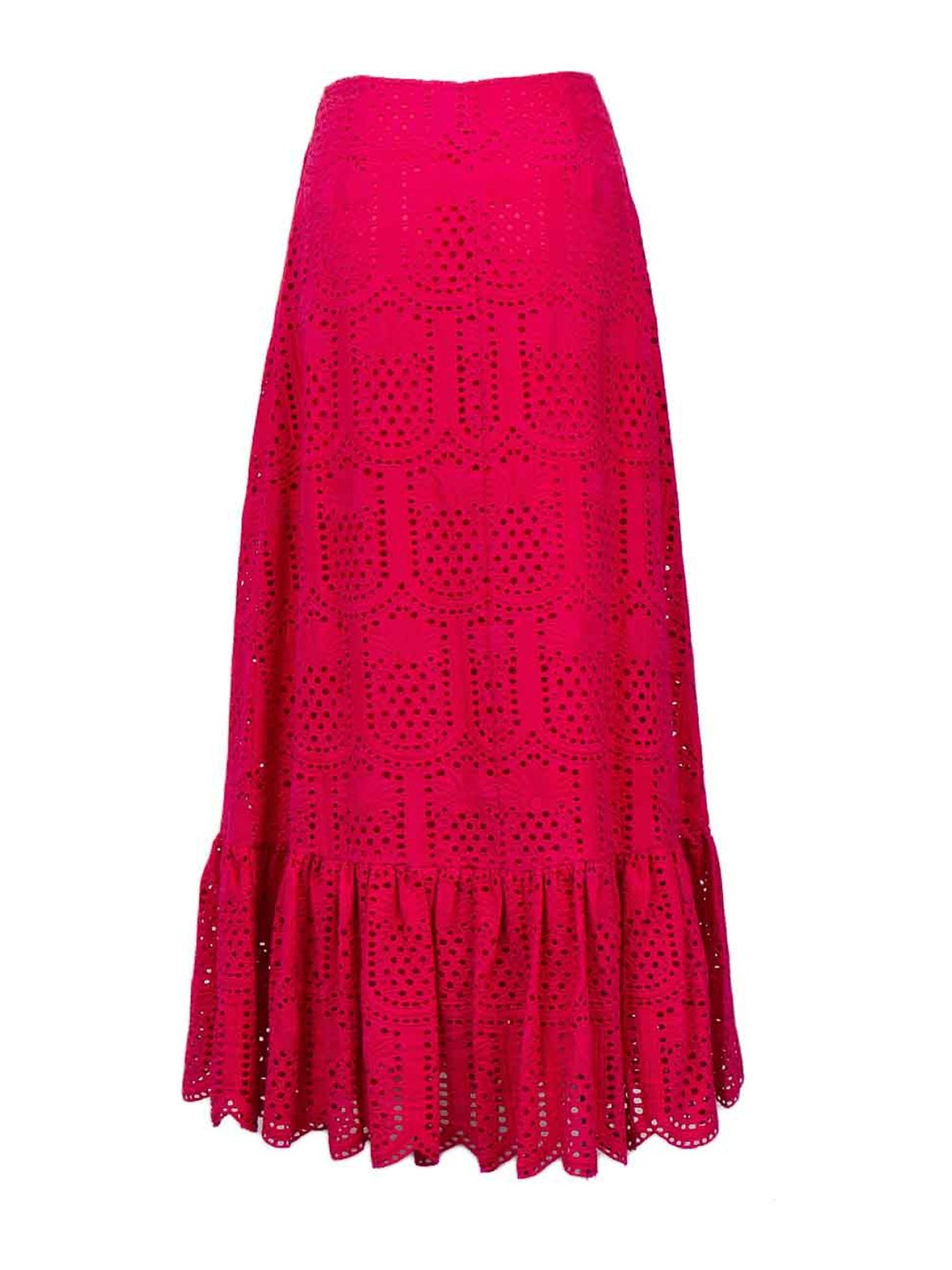 Shop Sundress Crochet Skirt In Multicolour