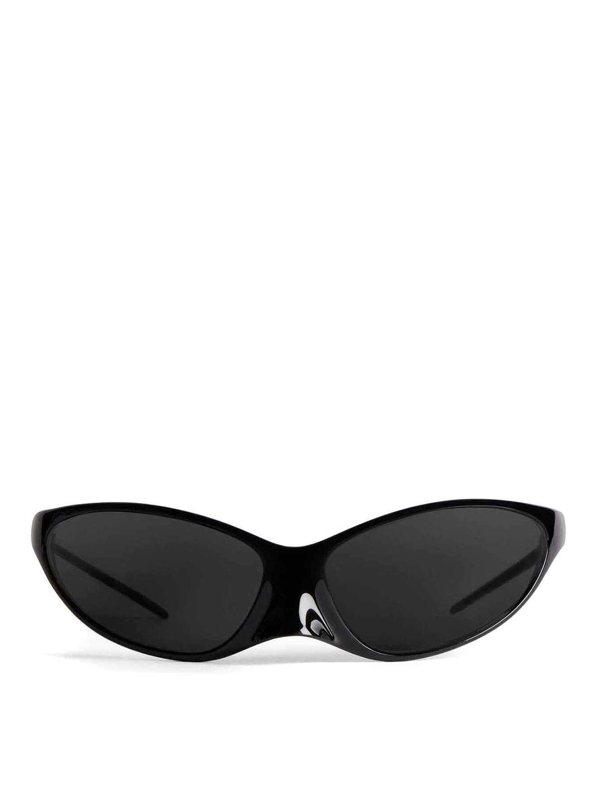 Balenciaga Black Sunglasses In Animal Print
