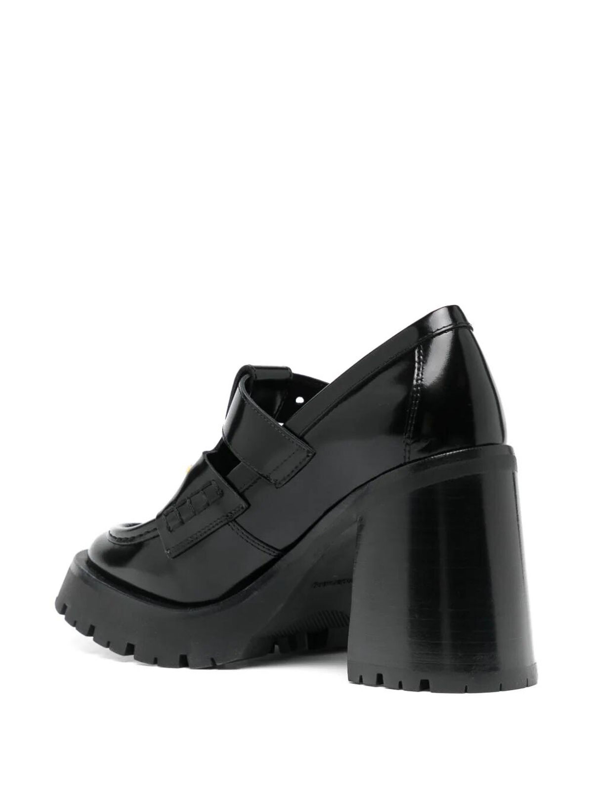 Shop Alexander Wang Loafers With Plateau In Black