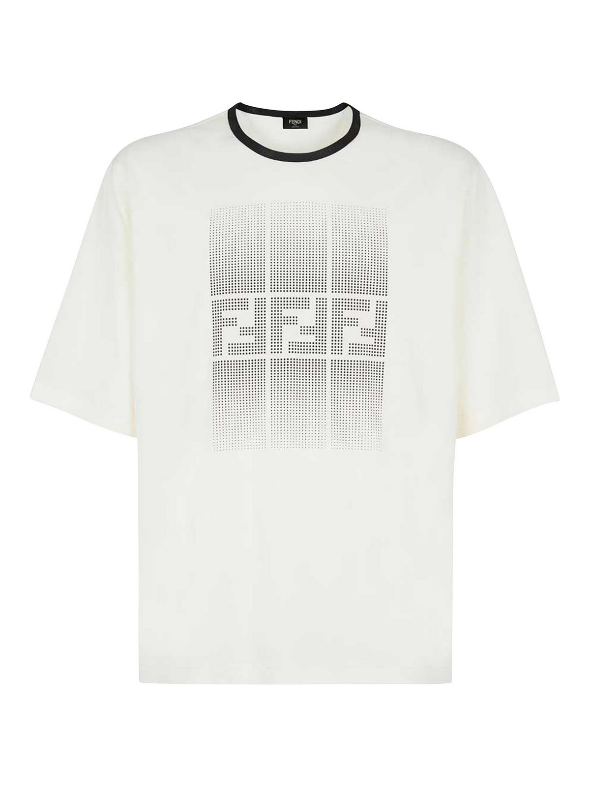 Fendi Logo T-shirt In White