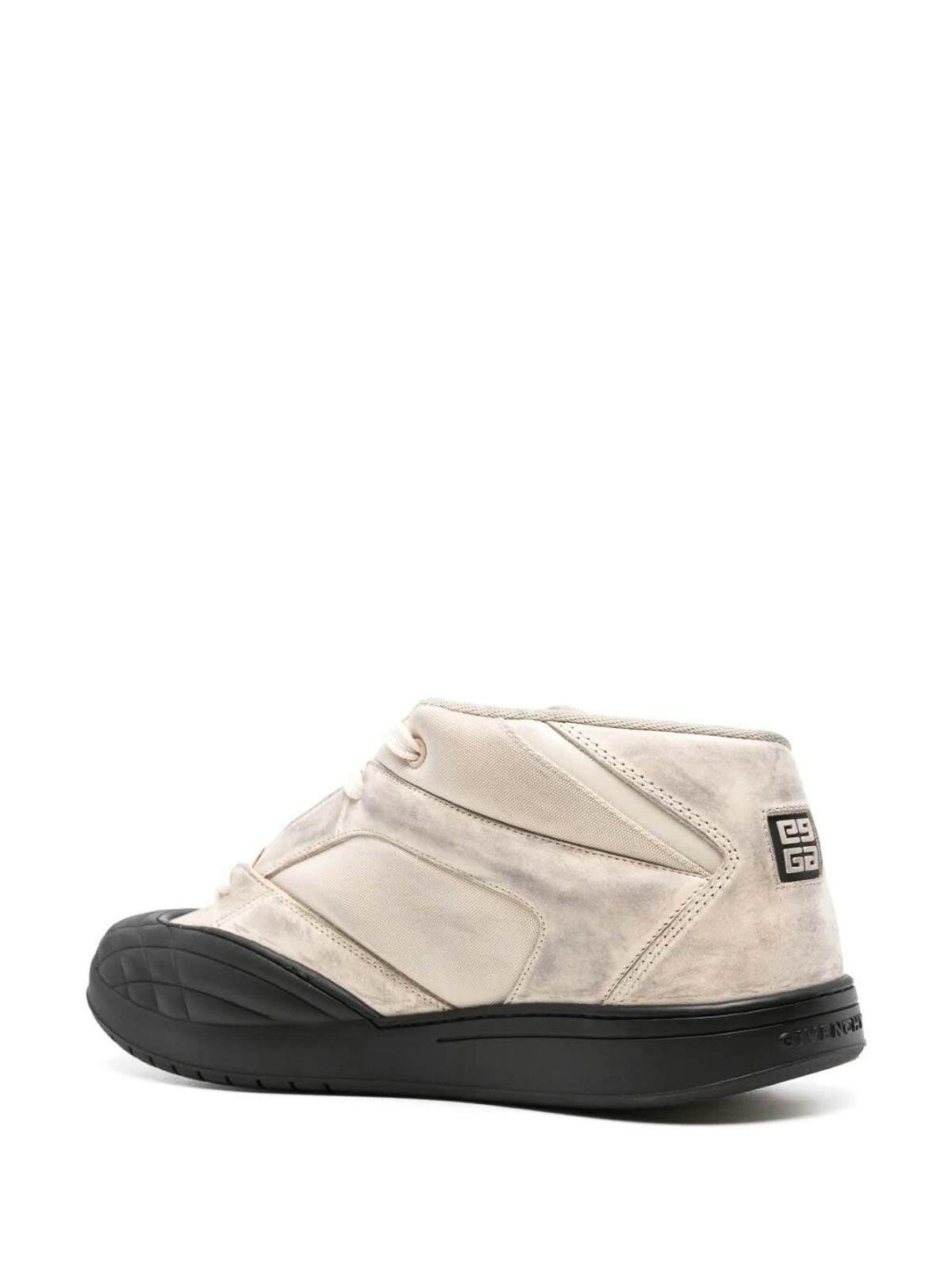 Shop Givenchy Logo Sneakers In White