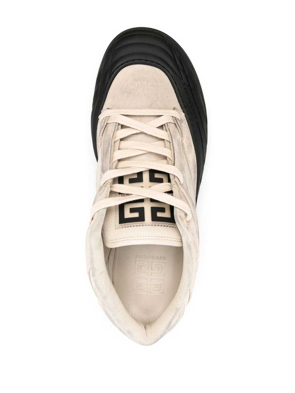 Shop Givenchy Logo Sneakers In White